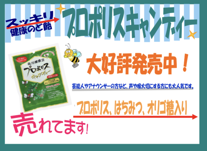 シェアモル価格！48％OFF】【送料無料】プロポリスキャンディ 森川健康堂 殺菌作用 1つ500円×4袋 | シェア買いならシェアモル（旧ショッピン）