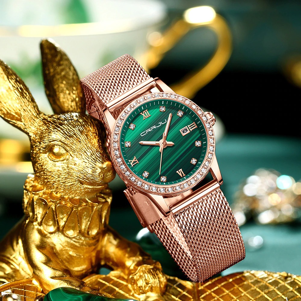 腕時計 レディース 女性 ファッション 高級 時計 ラグジュアリー 防水 CRRJU LW004 | シェア買いならシェアモル（旧ショッピン）