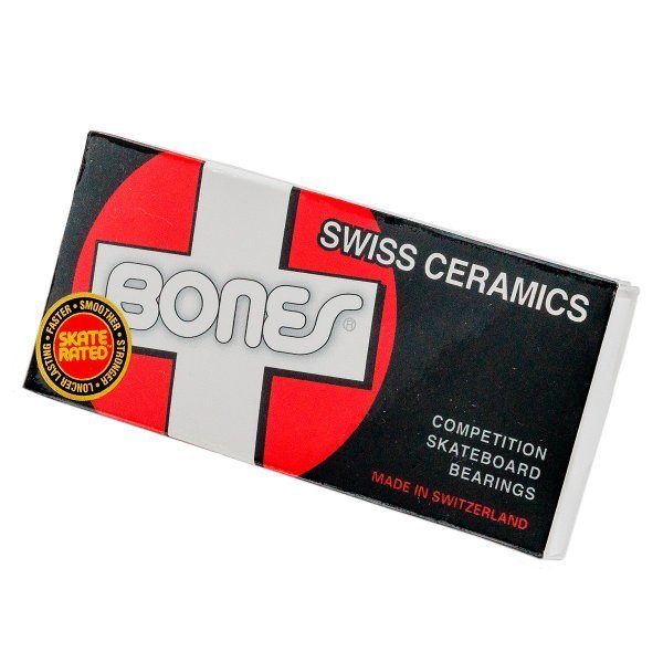 ベアリング BONES ベアリング SWISS CERAMICS ボーンズベアリング 8-PACK スケートボード スケボー 8個1セット  シェア買いならシェアモル（旧ショッピン）