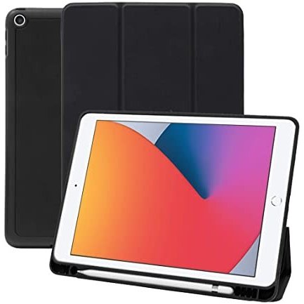 Ipad ケース 第8世代 第7世代 おしゃれ ペン収納 10 2インチ 黒 シンプル スタンド 手帳型 人気 安い 頑丈 耐衝撃 Case シェア買いならシェアモル 旧ショッピン