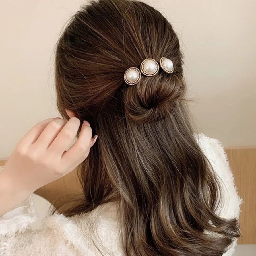 お団子ヘア シニヨン ヘアアレンジスティック ヘアピン 簡単 真珠 ヘアメーカー ヘアアクセサリー 髪飾り 上品tzsp028hc シェア買いならシェアモル 旧ショッピン