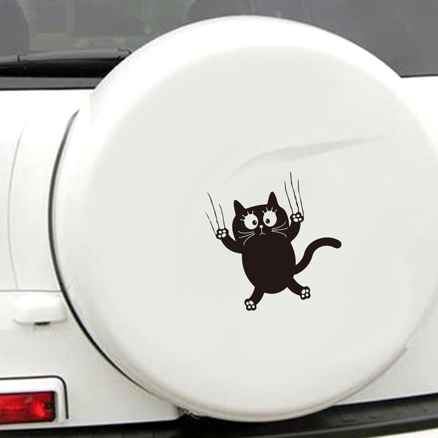 ネコ ステッカー 猫 シール カッティングステッカー 車 バイク デカール 落ちる すべる かわいい JM-187 |  シェア買いならシェアモル（旧ショッピン）