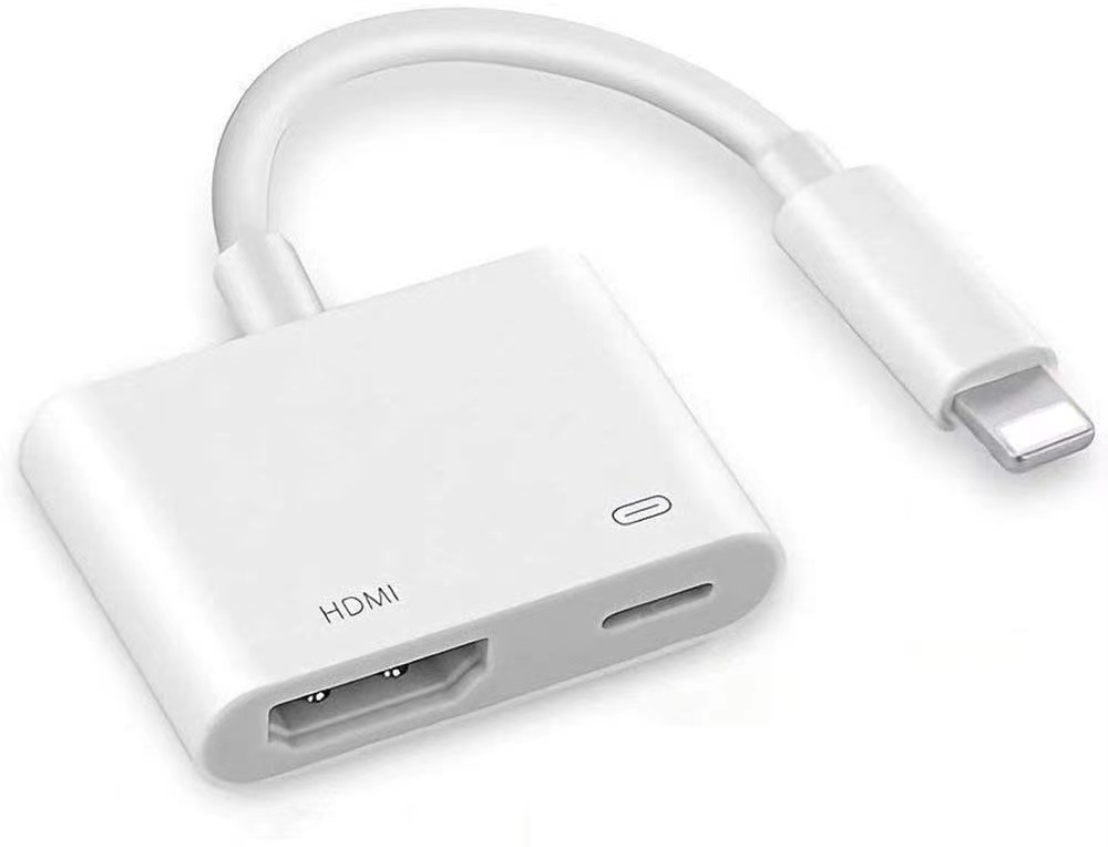 HDMI 変換ケーブル iPhone avアダプタ iPhone HDMI ケーブル ユーチューブをテレビで見る HD 1080P 高解像度 設定不要  大画面 簡単接続 音声同期出力 | シェア買いならシェアモル（旧ショッピン）