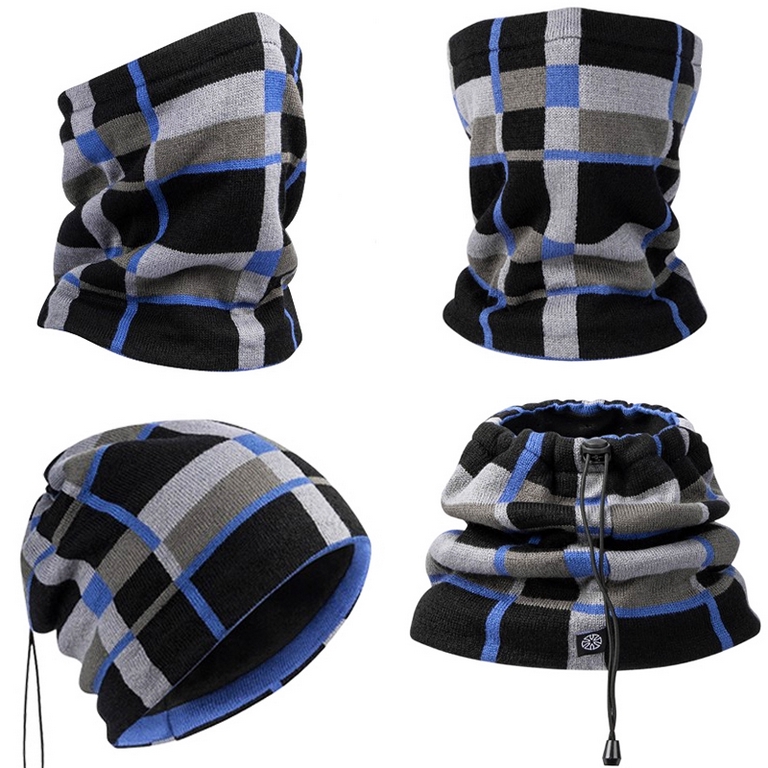 ネックウォーマー フェイスカバー 帽子 防寒 3way使用 ニット 暖かい 冬 通勤 通学 寒さ対策 男女兼用761356
