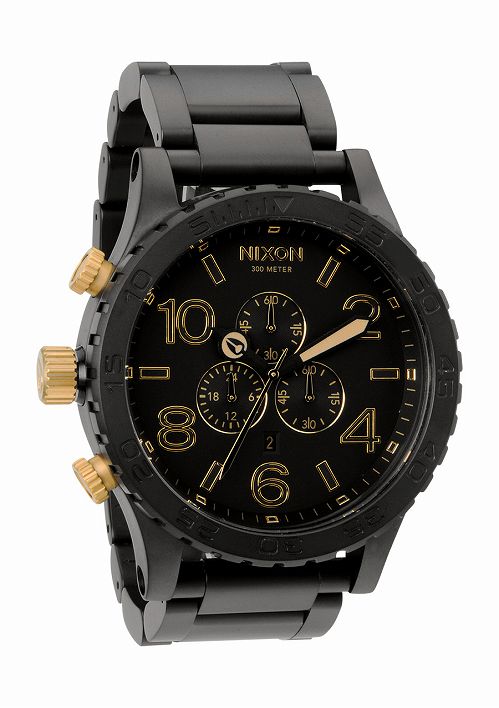ニクソン 腕時計 NIXON A083-1041　ビッグな51ｍｍ径 ニクソン メンズ 腕時計 アナログ クロノグラフ  ブラックダイヤル　A0831041並行輸入品762029