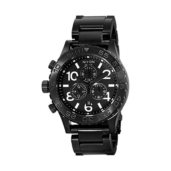 ニクソン 腕時計 NIXON THE42-20 クロノグラフ A037-001 ユニセックス A037001 ブラック仕様　1年保証818869