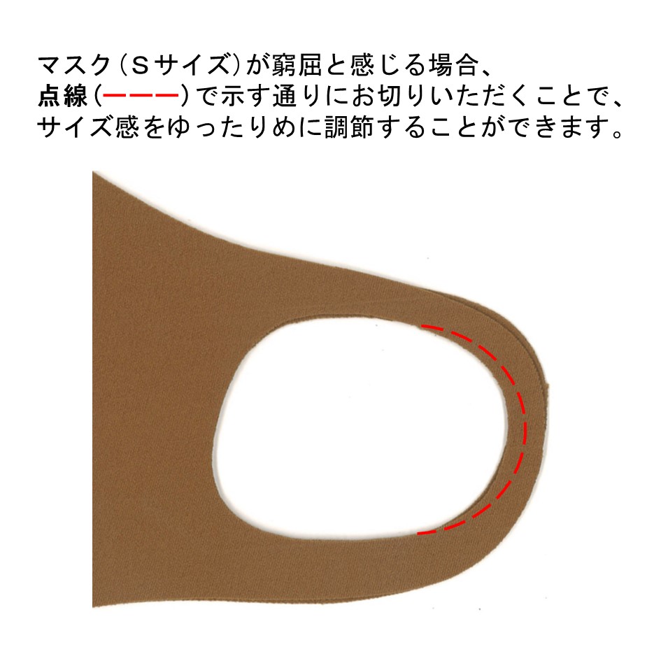 日本製 在庫処分SALE!! 耳が痛くならないフィットマスク 洗える S/M/L821124