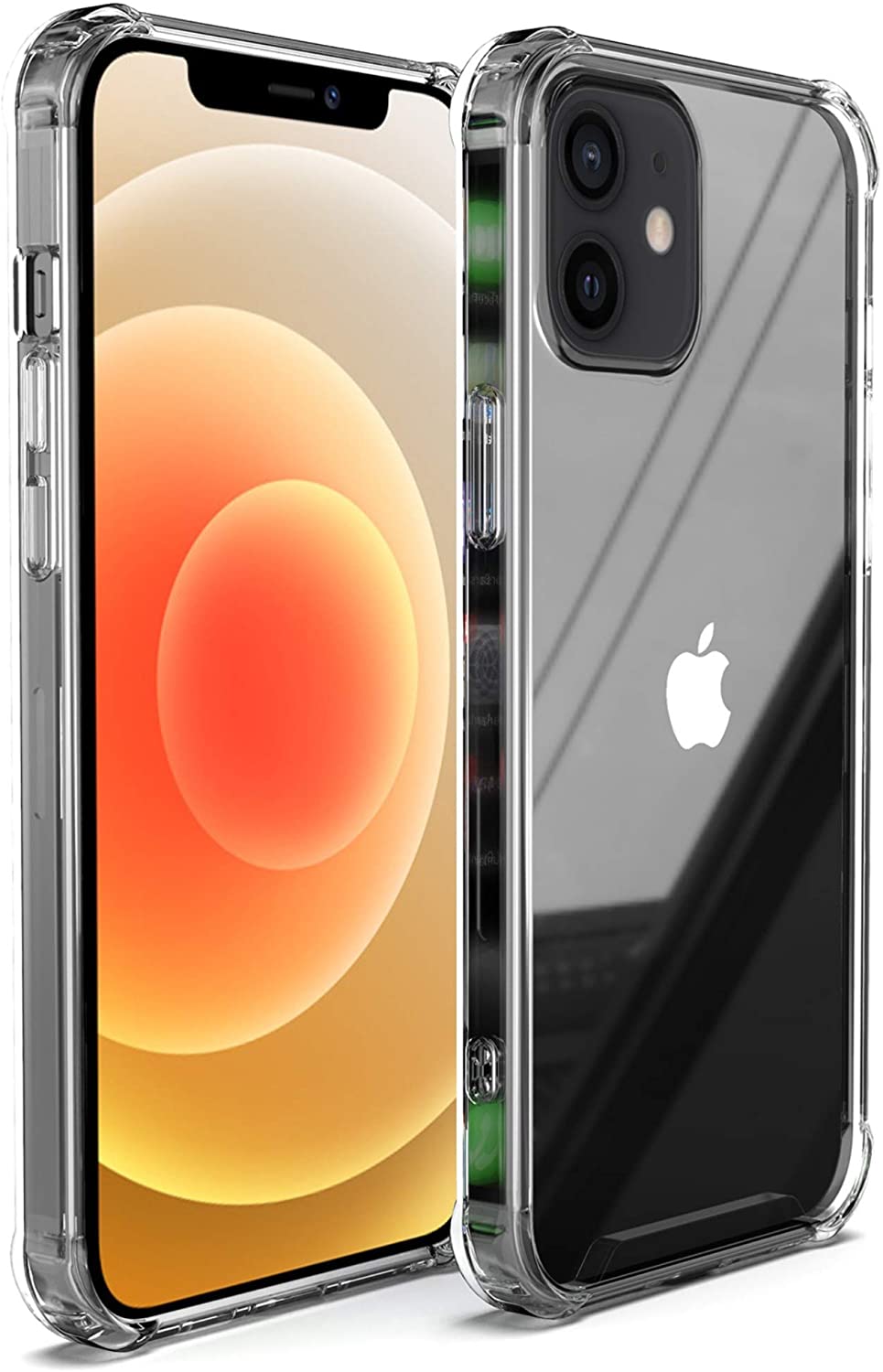  iPhone 12 ケース iPhone12 Pro カバー クリア - Arae 背面PC+TPUバンパー アイフォン12 /アイホン12 プロ 用 透明 スマホケース885379