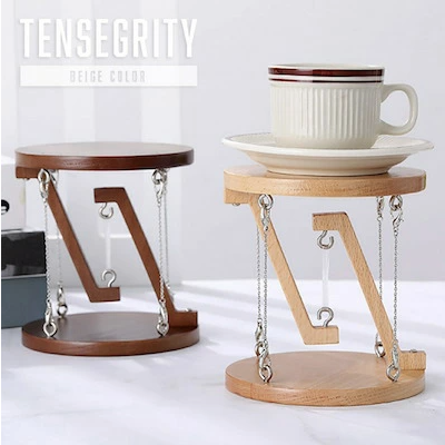 玩具 テンセグリティ ミニテーブル ベージュ 木製955991