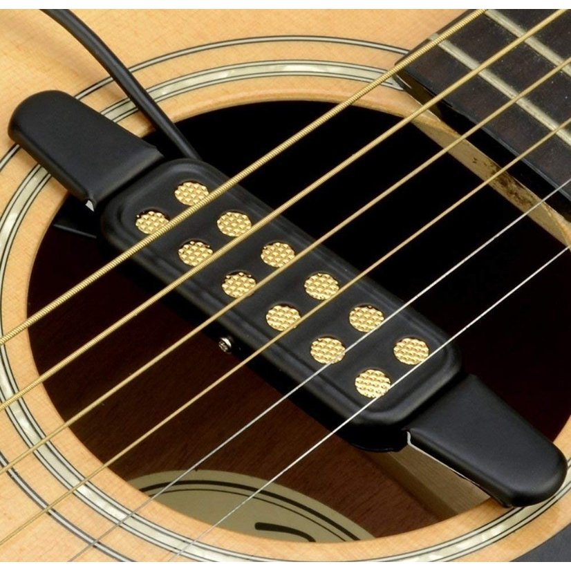 ギター ピックアップ アコースティックギター エレアコ 変換 穴開け不要12591