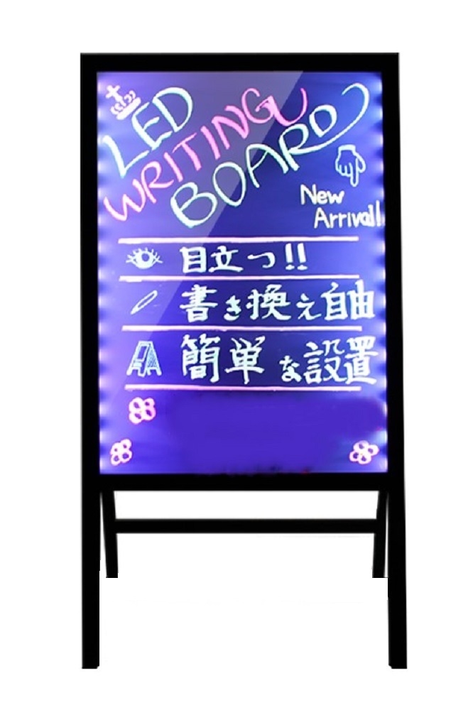 LED POPボード デコライト 光る 看板 26インチ 壁掛け型
