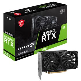 GeForce RTX 3050 VENTUS 2X E 6G OCのメイン画像