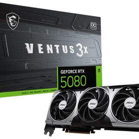 GeForce RTX 5080 16G VENTUS 3X OCのメイン画像