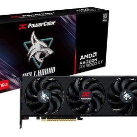 PowerColor Hellhound AMD Radeon RX 9060 XT 16GB GDDR6 RX9060XT 16G-L/OCのメイン画像