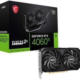 〔中古品〕 MSI GeForce RTX 4060 Ti VENTUS 2X BLACK 8G OC〔中古品〕 MSI GeForce RTX 4060 Ti VENTUS 2X BLACK 8G OC