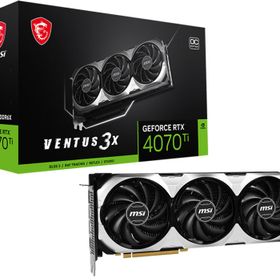 中古 MSI GeForce RTX 4070 Ti VENTUS 3X 12G OC (RTX4070Ti 12GB) 154205 状態： B:良品