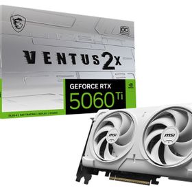 GeForce RTX 5060 Ti 16G VENTUS 2X OC WHITE PLUSのメイン画像