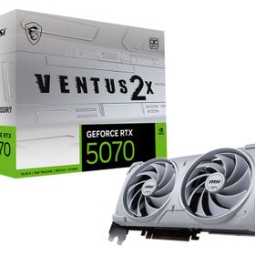 GeForce RTX 5070 12G VENTUS 2X OC WHITEのメイン画像