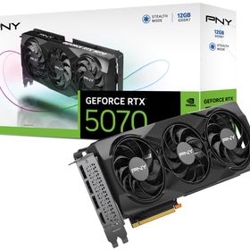 GeForce RTX 5070 12GB Triple Fan VCG507012TFXPB1のメイン画像