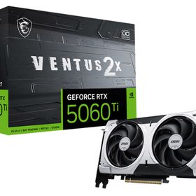 GeForce RTX 5060 Ti 8G VENTUS 2X OC PLUSのメイン画像