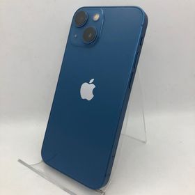 〔中古〕iPhone13 mini 128GB ブルー MLJH3J/A au対応(中古保証1ヶ月間)