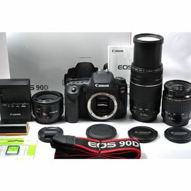 キヤノン(Canon)の❤️極上美品❤️Canon EOS 90D 単焦点&標準&超望遠トリプル❤️(デジタル一眼)