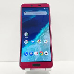 Android One X4 X4-SH Y!mobile ボルドーピンク 送料無料 本体 c01331 【中古】