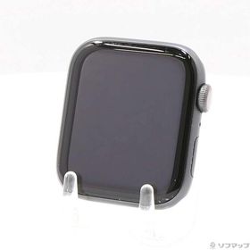 〔中古〕Apple(アップル) Apple Watch Series 5 Nike GPS + Cellular 44mm スペースグレイアルミニウムケース バンド無し〔297-ud〕