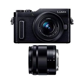 パナソニック ミラーレス一眼カメラ ルミックス GF10 ダブルレンズキット 標準ズームレンズ/望遠ズームレンズ付属 ブラック DC-GF10WA-K