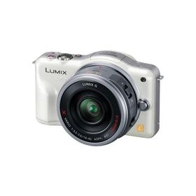 パナソニック ミラーレス一眼カメラ LUMIX GF3 電動ズームキット シェルホワイト DMC-GF3X-W