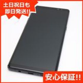 安心保証 美品 SCV37 Galaxy Note8 ブラック 本体 白ロム