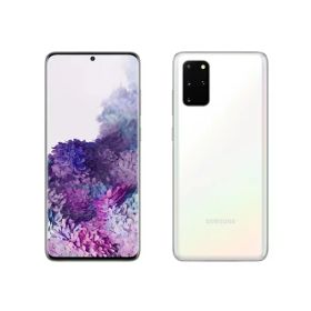 【中古】Bランク【やや傷や汚れあり】SIMロック解除済 海外版 Samsung Galaxy S20+ 5G デュアルSIM SM-G9860 ホワイト 本体のみ 利用制限ー(白ロム) 送料無料