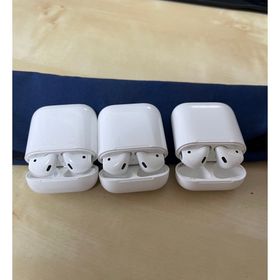 アップル(Apple)のジャンク品 AirPods 第一世代2つ、第ニ世代1つ(ヘッドフォン/イヤフォン)