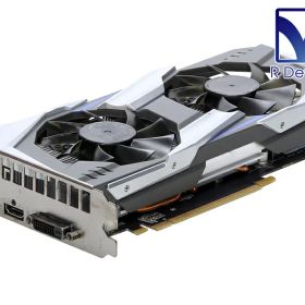 玄人志向 GeForce GTX 1060 3072MB DisplayPort/HDMI/Dual-Link DVI-D PCI Express 3.0 x16 GF-GTX1060-3GB/OC/DF【中古グラフィックボード】