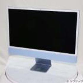 (中古)Apple iMac 24-inch Mid 2021 MGPK3J/A Apple M1 8コアCPU_8コアGPU 8GB SSD256GB ブルー (12.7 Monterey)(377-ud)
