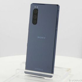【中古】SONY(ソニー) Xperia 5 64GB ブルー SOV41 auロック解除SIMフリー 【344-ud】