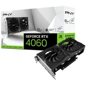 PNY（ピーエヌワイ） PNY GeForce RTX 4060 8GB STANDARD DUAL FAN / PCI-Express 4.0 グラフィックスボード VCG40608DFXPB1