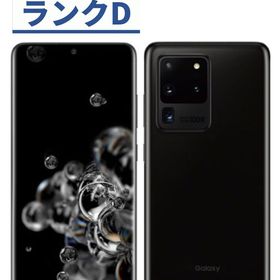 【中古】【Dランク】Galaxy S20 Ultra 5G SCG03 ブラック SIMロック解除済 au【7日間保証】 本体 白ロム CCコネクト