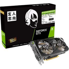 玄人志向 NVIDIA GeForce GTX 1660 搭載 グラフィックボード 6GB デュアルファンモデル GF-GTX1660-E6