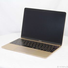 MacBook 12-inch Mid 2017 MNYK2J／A Core_m3 1.2GHz 8GB SSD256GB ゴールド 〔10.15 Catalina〕