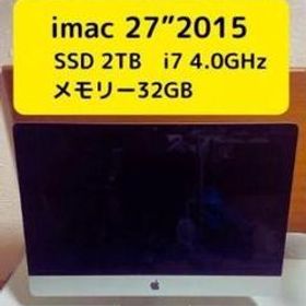 imac 2015 27インチ 5K apple corei7 SSD