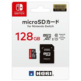 HORI｜ホリ microSDカード for Nintendo Switch 128GB NSW-075【Switch/Switch 有機EL/Switch Lite】
