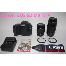 キヤノン(Canon)の☆キャノン☆canon EOS 5D Mark IV標準&望遠タブルレンズセット(デジタル一眼)
