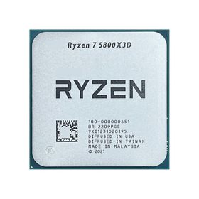 コンピューター ハードウェア Ryzen 7 5800X3D R7 5800X3D 3.4 GHz 8 コア 16 スレッド CPU プロセッサ 7NM L3=96M 100-000000651 ソケット AM4 ただしファンなし 製造精度