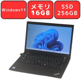 Lenovo ThinkPad T470s Core i5 メモリ16GB SSD256GB 14型 Windows11 無線LAN Bluetooth Webカメラ WPS Office付き オフィス 中古パソコン ノートパソコン 【中古】【バッテリー充電不可】
