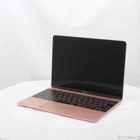 MacBook 12-inch Early 2016 MMGL2J／A Core_m3 1.1GHz 8GB SSD256GB ローズゴールド 〔10.15 Catalina〕
