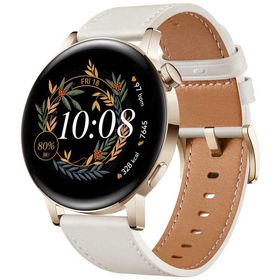 HUAWEI スマートウォッチ HUAWEI WATCH GT3 42mm/White Leather WATCHGT3/42MM/WH