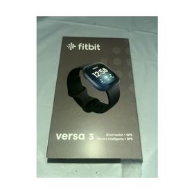 Fitbit Versa3 Alexa搭載/GPS搭載 スマートウォッチ Black ブラック L/S サイズ [日本正規品]