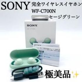 【極美品✨】SONY 完全ワイヤレスイヤホン WF-C700N セージグリーン