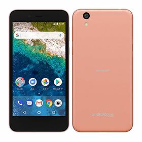 【中古】【安心保証】 SHARP Android One S3[32GB] SoftBank ピンク